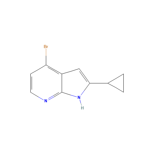 4-bromo-2-cyclopropyl-1H-pyrrolo[2,3-b]pyridine (CAS: 1014614-11-9) - Related Chemical Product