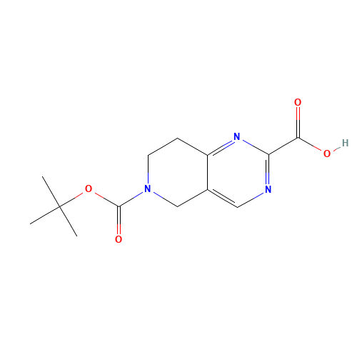6-(tert-butoxycarbonyl)-5,6,7,8-tetrahydropyrido[4,3-d]pyrimidine-2-carboxylic acid (CAS: 1092352-58-3) - Related Chemical Product