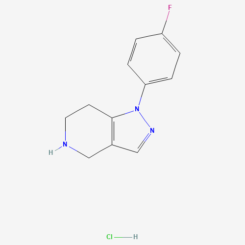 1-(4-fluorophenyl)-4,5,6,7-tetrahydro-1H-pyrazolo[4,3-c]pyridine hydrochloride (CAS: 1188264-17-6) - Related Chemical Product