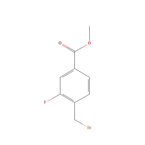 4-BROMOMETHYL-3-FLUOROBENZOIC ACID METHYL ESTER (CAS: 128577-47-9) - Related Chemical Product