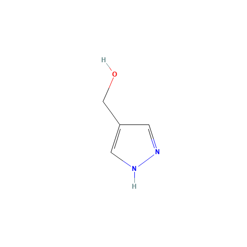 (1H-PYRAZOL-4-YL)METHANOL (CAS: 25222-43-9) - Chemical Structure and Molecular Formula 
