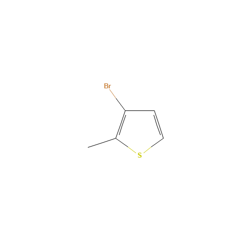 3-bromo-2-methylthiophene (CAS: 30319-05-2) - Chemical Structure and Molecular Formula 