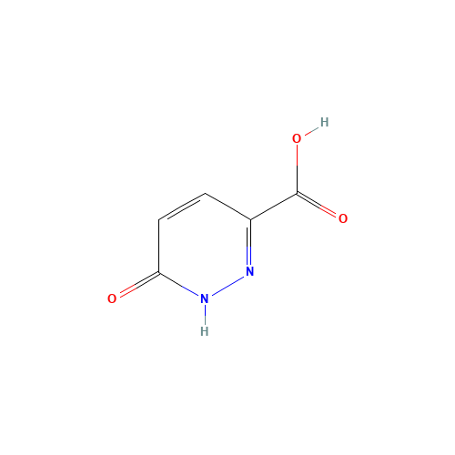 6-HYDROXY-3-PYRIDAZINECARBOXYLIC ACID MONOHYDRATE (CAS: 37972-69-3) - Chemical Structure and Molecular Formula 