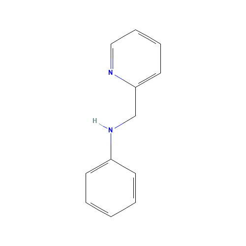 2-Anilinomethylpyridine (CAS: 4329-81-1) - Chemical Structure and Molecular Formula 