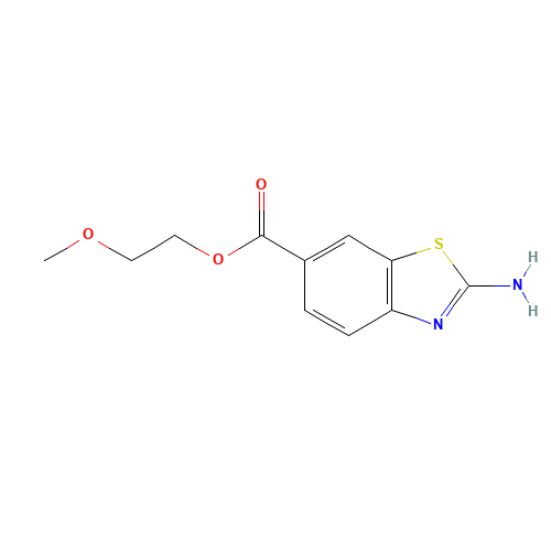 2-AMINO-BENZOTHIAZOLE-6-CARBOXYLIC ACID 2-METHOXY-ETHYL ESTER (CAS: 436088-66-3) - Related Chemical Product