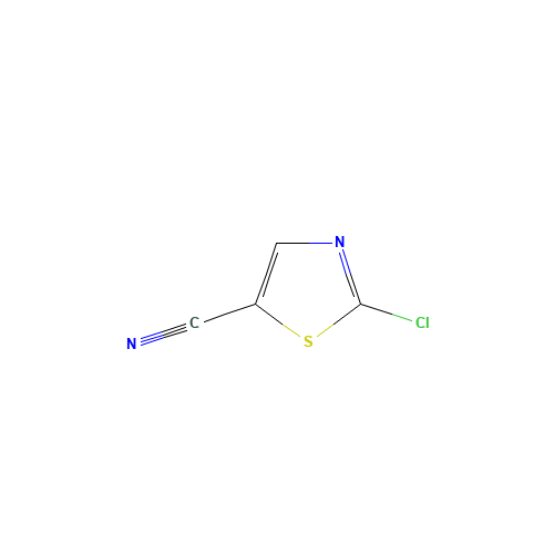 2-CHLOROTHIAZOLE-5-CARBONITRILE (CAS: 51640-36-9) - Chemical Structure and Molecular Formula 