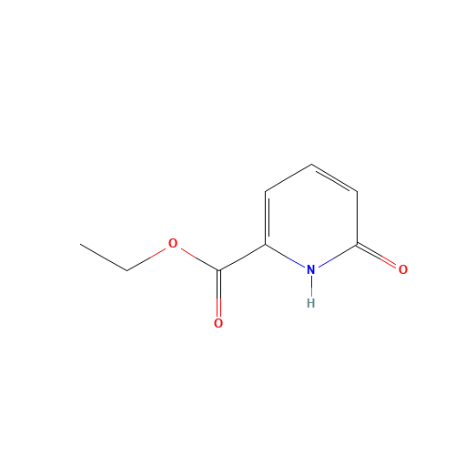 ETHYL 6-HYDROXYPYRIDINE-2-CARBOXYLATE (CAS: 53389-00-7) - Chemical Structure and Molecular Formula 