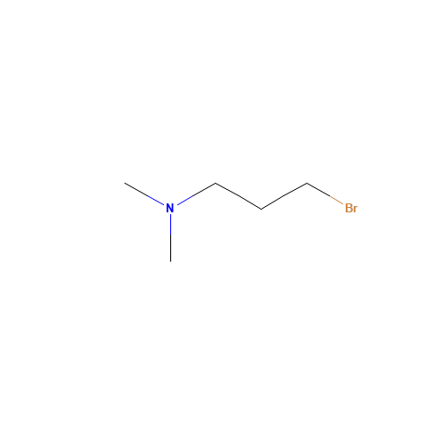(3-BROMO-PROPYL)-DIMETHYL-AMINE (CAS: 53929-74-1) - Chemical Structure and Molecular Formula 