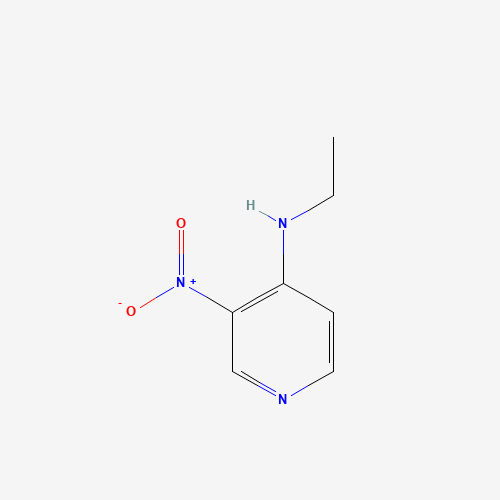 4-(ETHYLAMINO)-3-NITROPYRIDINE (CAS: 562825-95-0) - Chemical Structure and Molecular Formula 