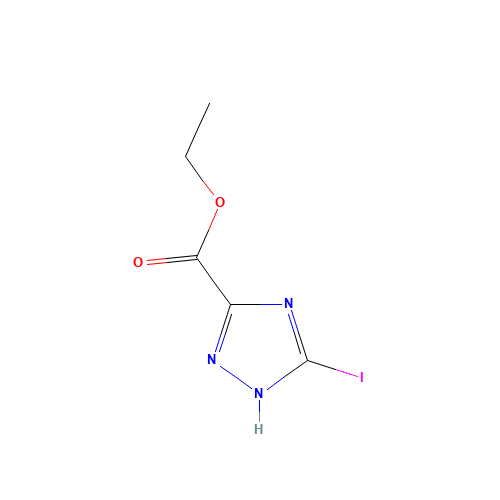5-IODO-1H-1,2,4-TRIAZOLE-3-CARBOXYLIC ACID ETHYL ESTER (CAS: 774608-90-1) - Related Chemical Product