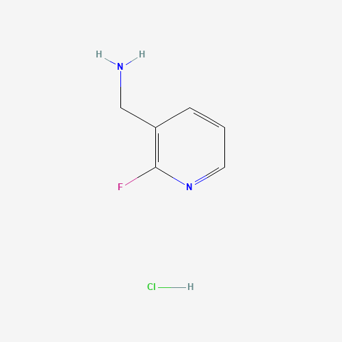 2-FLUORO-3-PYRIDINEMETHANAMINE (CAS: 859164-64-0) - Chemical Structure and Molecular Formula 