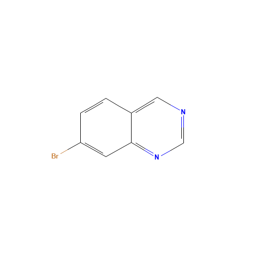 7-Bromoquinazoline (CAS: 89892-22-8) - Chemical Structure and Molecular Formula 