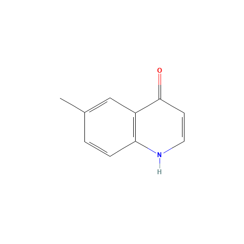 4-HYDROXY-6-METHYLQUINOLINE (CAS: 97545-52-3) - Chemical Structure and Molecular Formula 