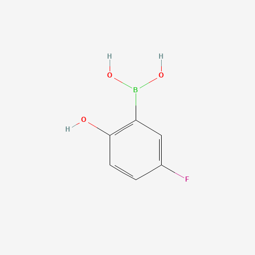 4-FLUORO-2-HYDROXYPHENYLBORONIC ACID (CAS: 259209-20-6) - Chemical Structure and Molecular Formula 
