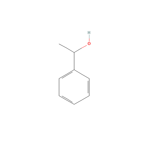 ALPHA-METHYLBENZYL ALCOHOL (CAS: 13323-81-4) - Chemical Structure and Molecular Formula 
