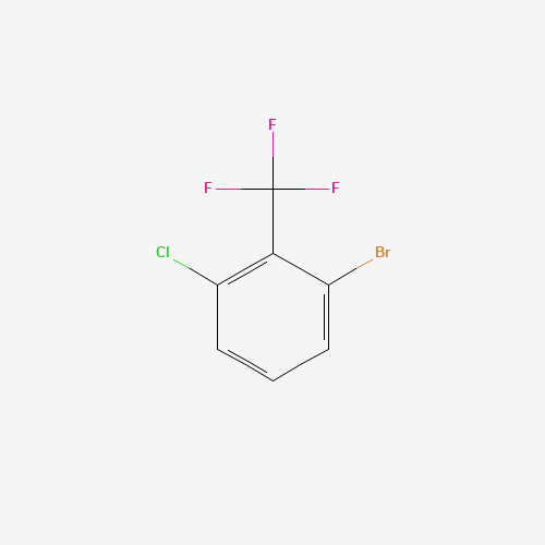 2-BROMO-6-CHLOROBENZOTRIFLUORIDE (CAS: 857061-44-0) - Chemical Structure and Molecular Formula 
