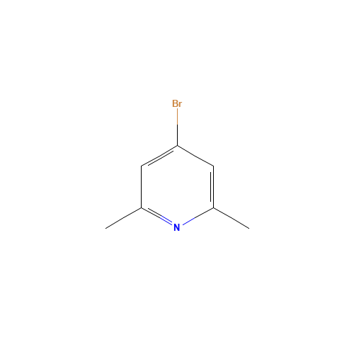 4-Bromo-2,6-dimethylpyridine (CAS: 5093-70-9) - Chemical Structure and Molecular Formula 