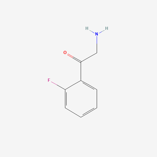 2-Amino-2'-fluoroacetophenone (CAS: 736887-62-0) - Chemical Structure and Molecular Formula 