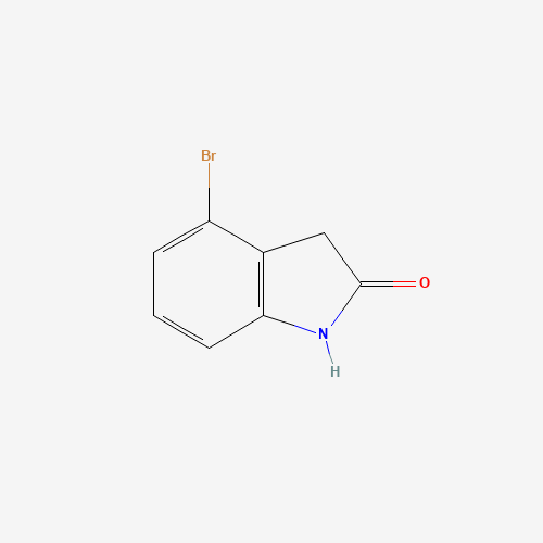 4-BROMOOXINDOLE (CAS: 99365-48-7) - Chemical Structure and Molecular Formula 