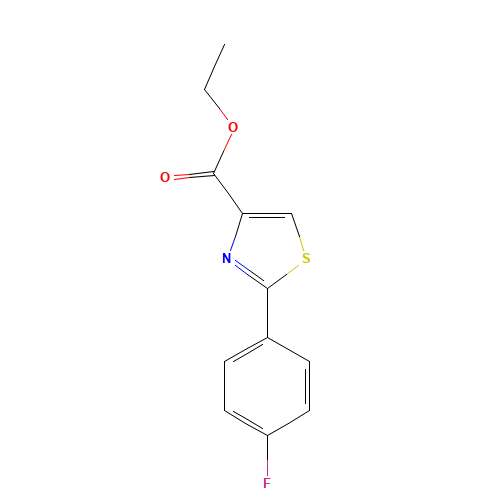 2-(4-FLUORO-PHENYL)-THIAZOLE-4-CARBOXYLIC ACID ETHYL ESTER (CAS: 132089-35-1) - Related Chemical Product