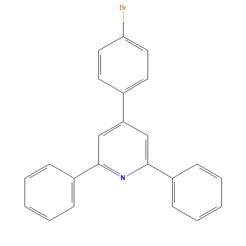 4-(4-bromophenyl)-2,6-diphenylpyridine (CAS: 1498-81-3) - Related Chemical Product