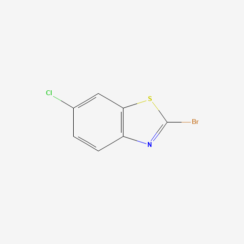 2-BROMO-6-CHLORO-BENZOTHIAZOLE (CAS: 3507-17-3) - Chemical Structure and Molecular Formula 