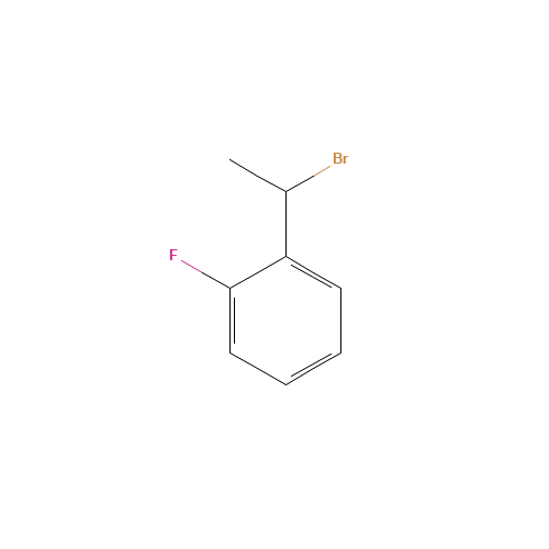 1-(1-Bromoethyl)-2-Fluorobenzene (CAS: 405931-46-6) - Chemical Structure and Molecular Formula 