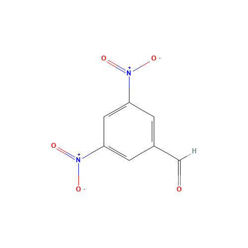3,5-DINITROBENZALDEHYDE (CAS: 14193-18-1) - Chemical Structure and Molecular Formula 
