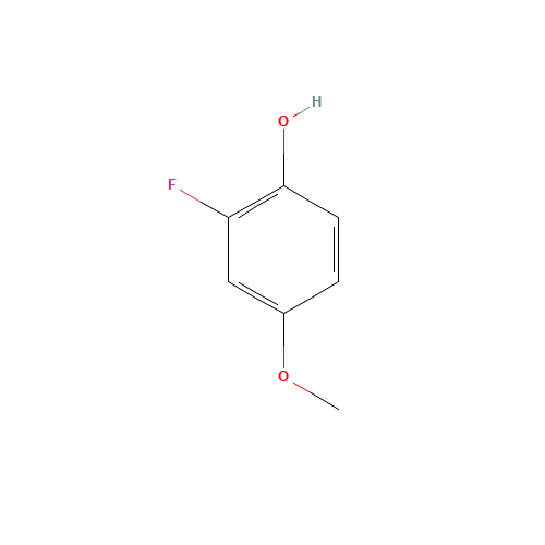 2-FLUORO-4-METHOXYPHENOL (CAS: 167683-93-4) - Chemical Structure and Molecular Formula 