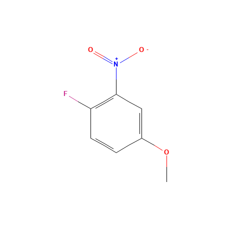 4-fluoro-3-nitroanisole (CAS: 61324-93-4) - Chemical Structure and Molecular Formula 