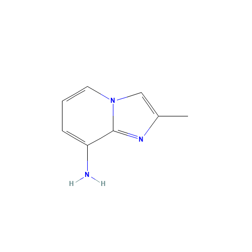 2-Methylimidazo[1,2-a]pyridine-8-amine (CAS: 119858-52-5) - Chemical Structure and Molecular Formula 
