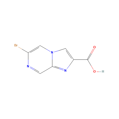 6-Bromoimidazo[1,2-a]pyrazine-2-carboxylic acid (CAS: 1000018-56-3) - Related Chemical Product
