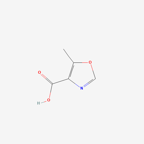 5-METHYL-1,3-OXAZOLE-4-CARBOXYLIC ACID (CAS: 103879-58-9) - Chemical Structure and Molecular Formula 