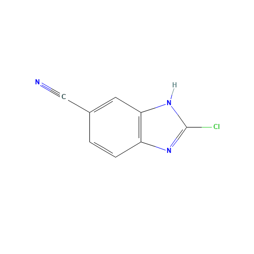 1H-Benzimidazole-5-carbonitrile,2-chloro-(9CI) (CAS: 401567-00-8) - Related Chemical Product