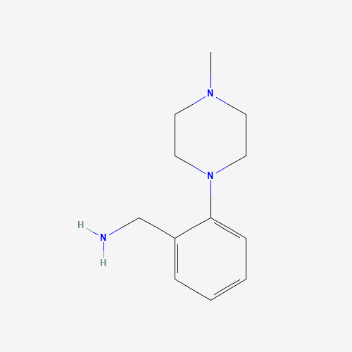 1-[2-(4-Methylpiperazin-1-yl)phenyl]methanamine (CAS: 655256-68-1) - Related Chemical Product