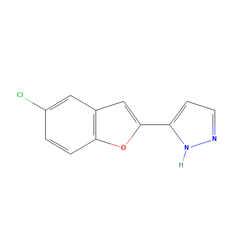 3-(5-Chlorobenzofuran-2-yl)-1H-pyrazole (CAS: 852690-99-4) - Related Chemical Product