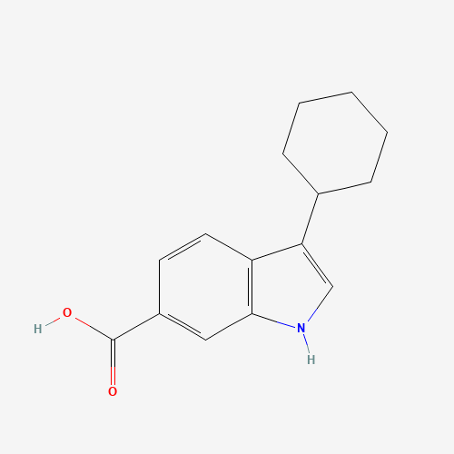 3-cyclohexylindole-6-carboxylicacid (CAS: 494799-17-6) - Related Chemical Product