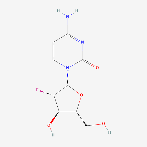 4-Amino-1-(2-deoxy-2-fluoro-beta-D-arabinofuranosyl)-2(1H)-pyrimidinone (CAS: 56632-83-8) - Related Chemical Product
