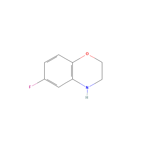 6-FLUORO-3,4-DIHYDRO-2H-BENZO[1,4]OXAZINE HYDROCHLORIDE (CAS: 105655-00-3) - Related Chemical Product