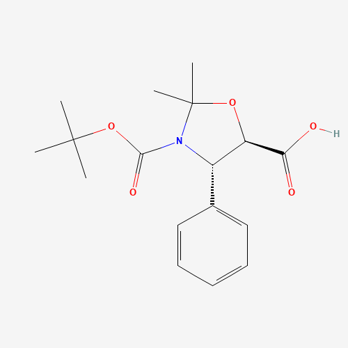 (4S,5R)-3-(tert-Butoxycarbonyl)-2,2-dimethyl-4-phenyloxazolidine-5-carboxylic acid (CAS: 143527-70-2) - Related Chemical Product