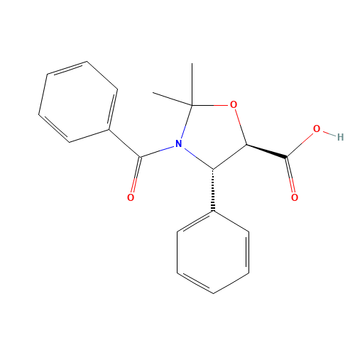 (4S,5R)-3-Benzoyl-2,2-dimethyl-4-phenyloxazolidine-5-carboxylic acid (CAS: 153652-70-1) - Related Chemical Product