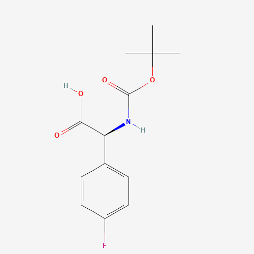 (S)-N-BOC-4-FLUOROPHENYLGLYCINE (CAS: 142186-36-5) - Related Chemical Product