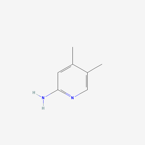 2-AMINO-4,5-DIMETHYLPYRIDINE (CAS: 57963-11-8) - Chemical Structure and Molecular Formula 