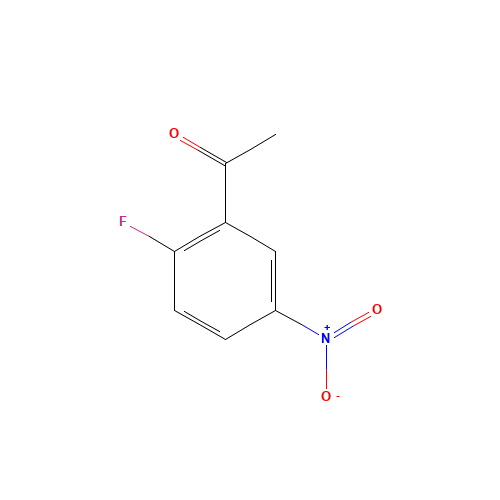 1-(2-Fluoro-5-nitrophenyl)ethan-1-one (CAS: 79110-05-7) - Chemical Structure and Molecular Formula 
