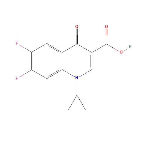 1-CYCLOPROPYL-6,7-DIFLUORO-1,4-DIHYDRO-4-OXOQUINOLINE-3-CARBOXYLIC ACID (CAS: 93107-30-3) - Related Chemical Product