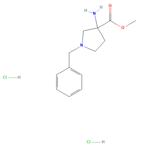 Methyl 3-amino-1-benzyl-3-pyrrolidinecarboxylate 2HCl (CAS: 168210-69-3) - Related Chemical Product