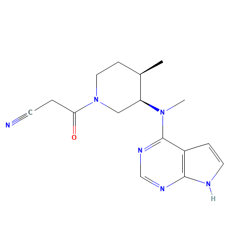 3-((3R,4R)-4-methyl-3-(methyl(7H-pyrrolo[2,3-d]pyrimidin-4-yl)amino)piperidin-1-yl)-3-oxopropanenitrile (CAS: 477600-75-2) - Related Chemical Product