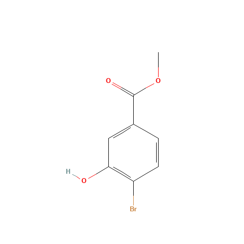 METHYL 4-BROMO-3-HYDROXYBENZOATE (CAS: 106291-80-9) - Chemical Structure and Molecular Formula 