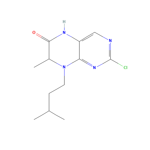 2-Chloro-8-isopentyl-7-methyl-7,8-dihydropteridin-6(5H)-one (CAS: 501439-14-1) - Related Chemical Product