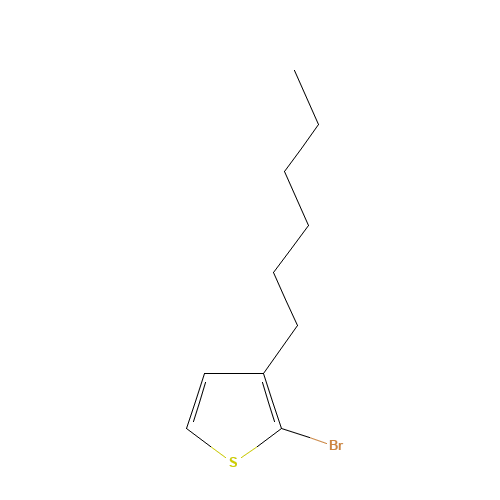 2-bromo-3-hexylthiophene (CAS: 69249-61-2) - Related Chemical Product